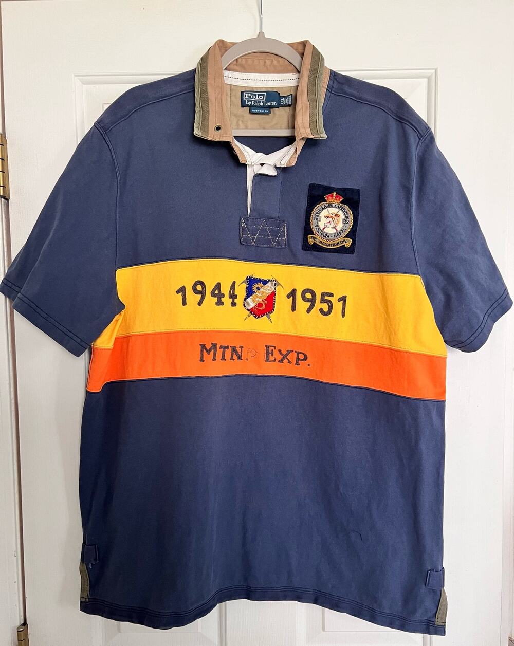 Vintage Ralph Lauren Men’s Dhaulagiri Nepal Mountain Expedition Polo - XXL